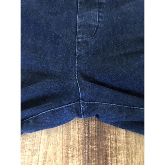Betabrand Womens Pull On Jeans Size M Stretch Dark Indigo Blue Straight Leg Yoga - Picture 5 of 9